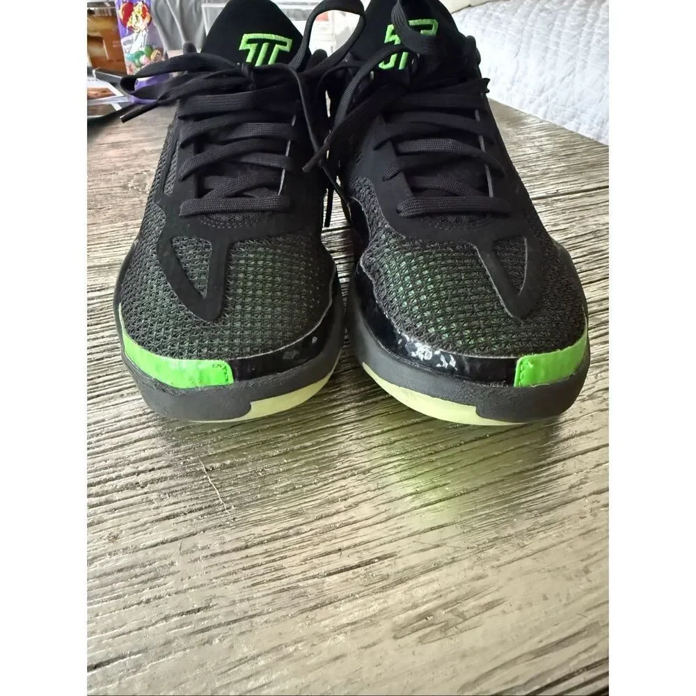 Nike Air Jordan Tatum 1 Green Strike Black Sneaker Sz 7 Y EUC